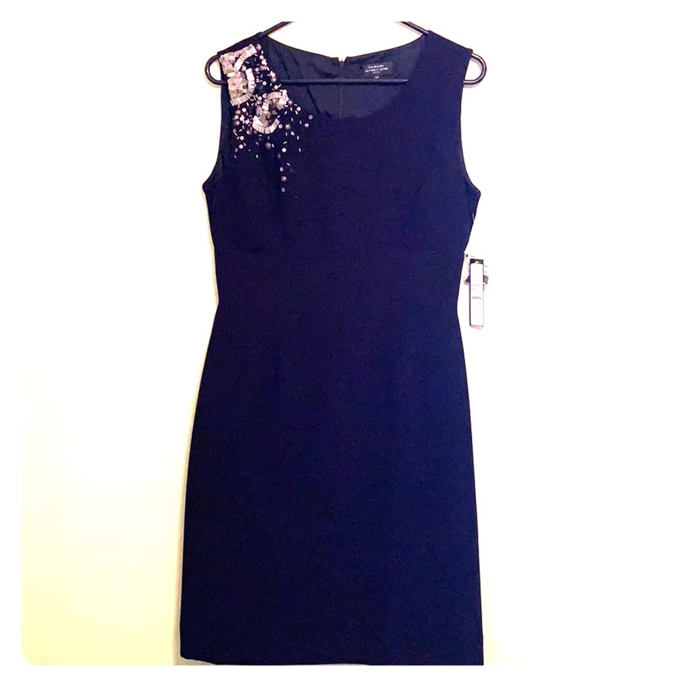 Tahari black cocktail dress - 6P